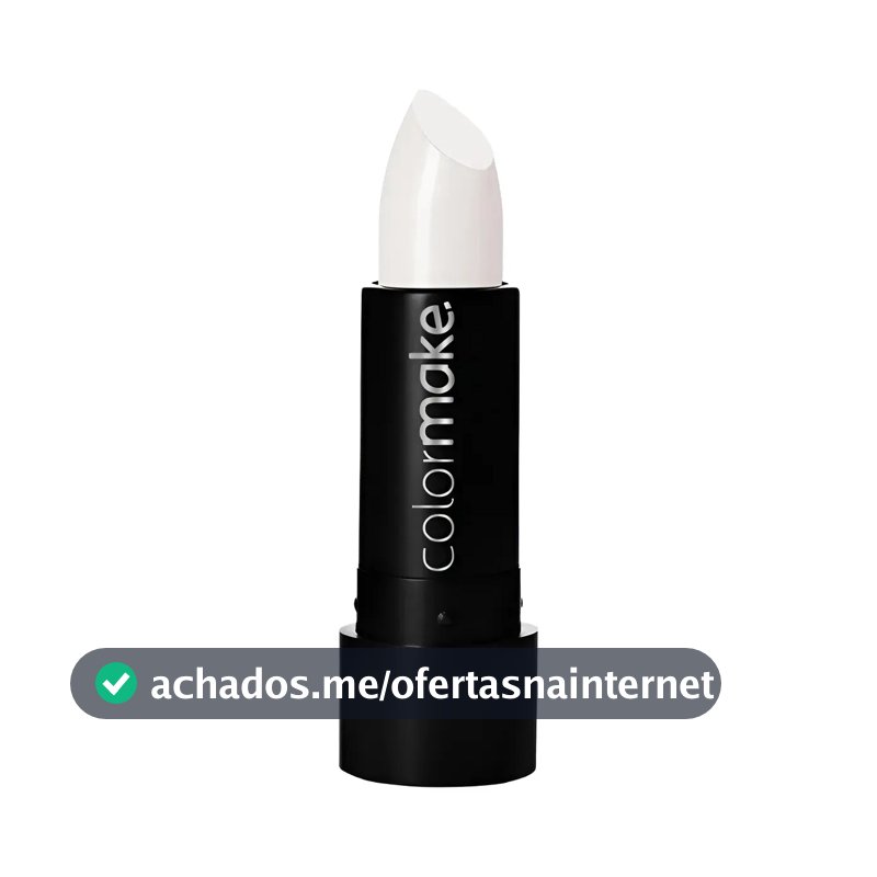 Batom Cremoso Colormake Maquiagem Artística Profissional Branco
