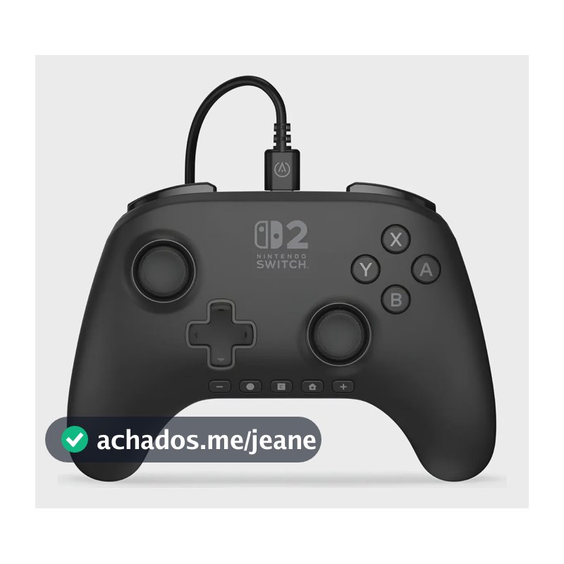 Controlador com fio Advantage - Interruptor de controle com fio 2 cores preto