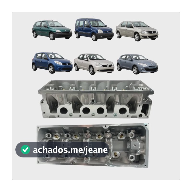 Cabeçote Novo 1.6 8v Motor K7m Clio Kangoo Logan Sandero