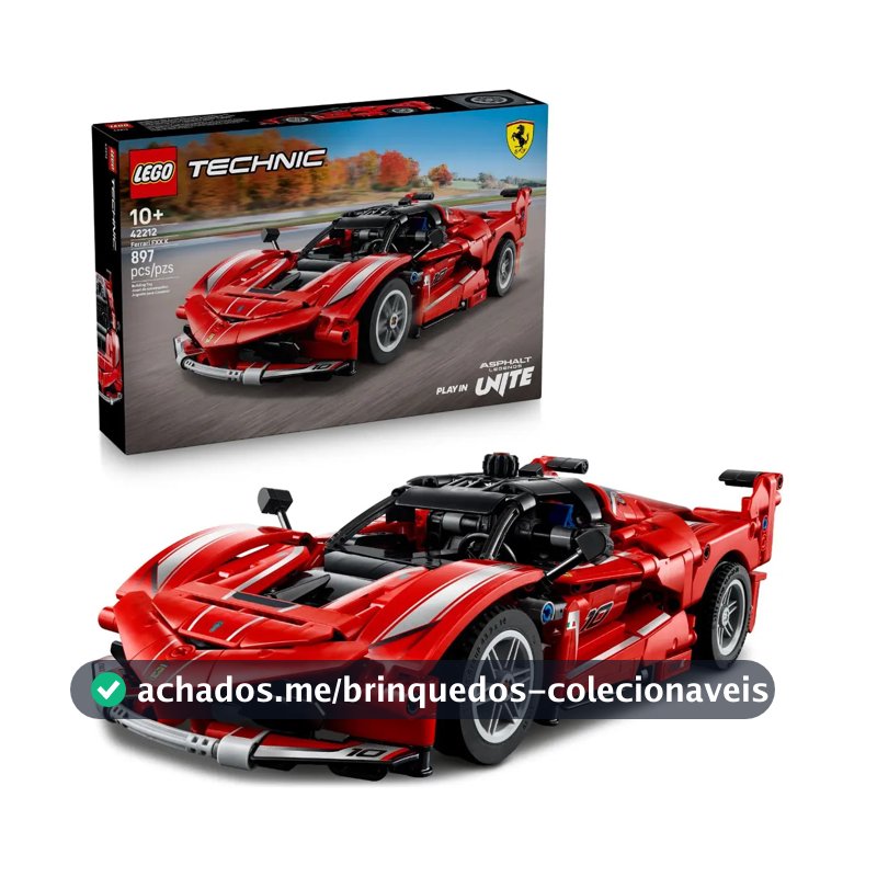 Carro modelo LEGO® Technic Ferrari Fxx K, brinquedo 42212