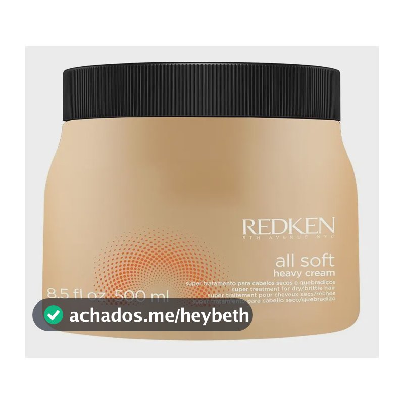 Máscara De Tratamento Anti-frizz All Soft 500ml Redken