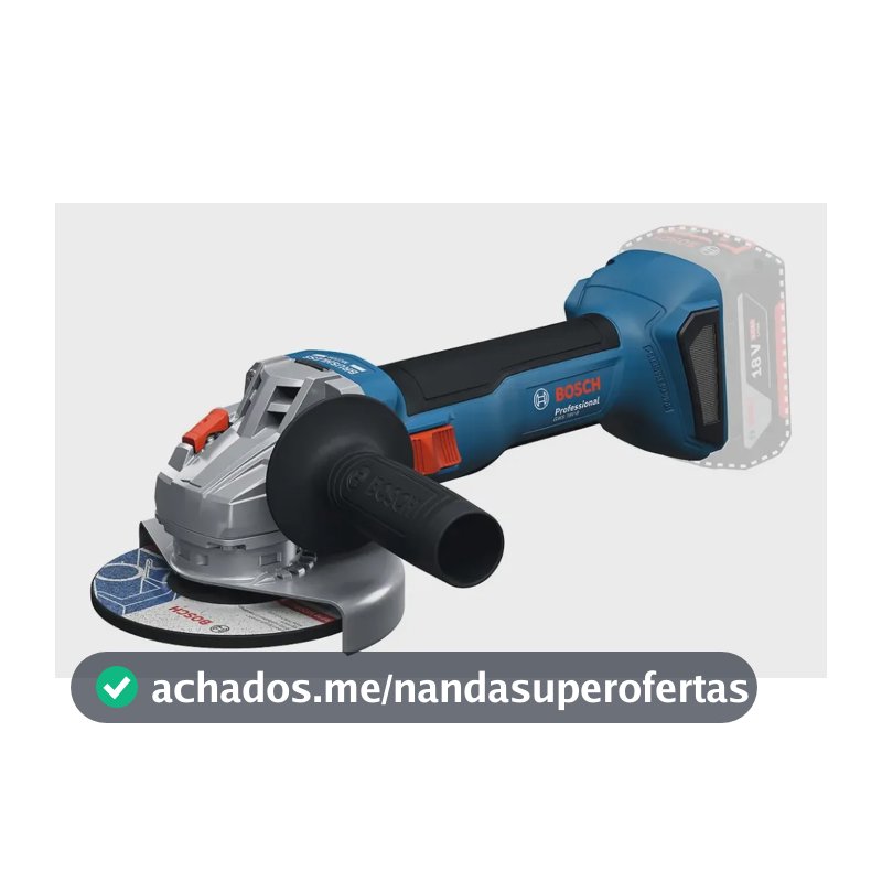 Esmerilhadeira angular Bosch Gws-15 P sem bateria, cor azul