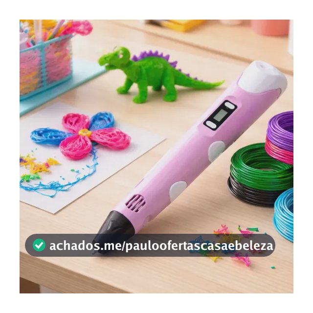 Caneta 3d Infantil Impressora + Refil Filamento 9m + Usb