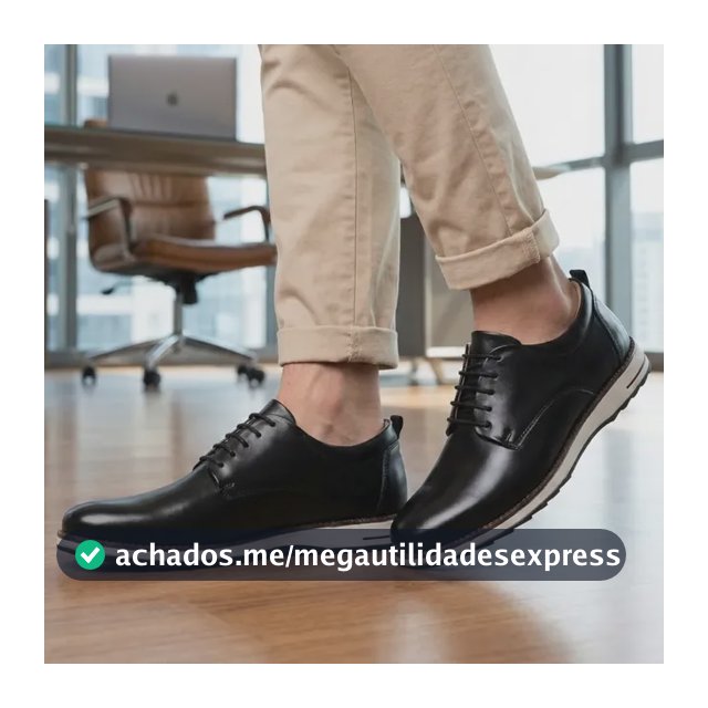 Sapato Social Masculino Oxford Casual Confortável Derby