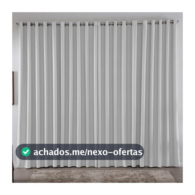 Cortina 3,00x2,50 Metros Blackout Blecaute Gelo Corta Luz Em Tecido Grosso Para Quarto E Sala Casa Laura Enxovais