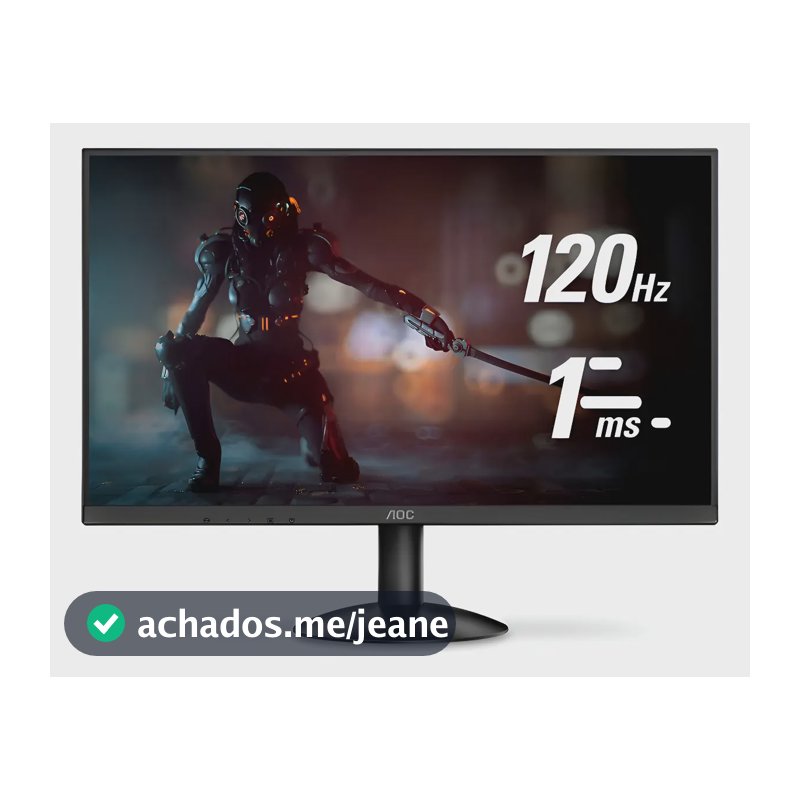 Monitor Gamer Aoc 21.5'' Full Hd Gaming 120hz 1ms 22b30hm23 Preto 127/220v