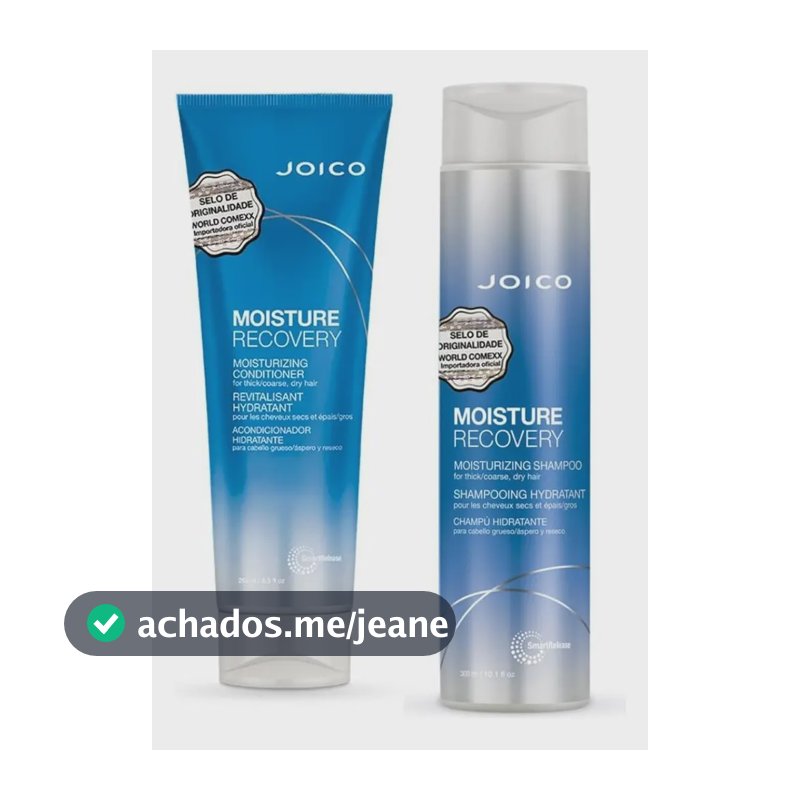 Joico Moisture Recovery Tratamento Kit Duo - Docebeleza