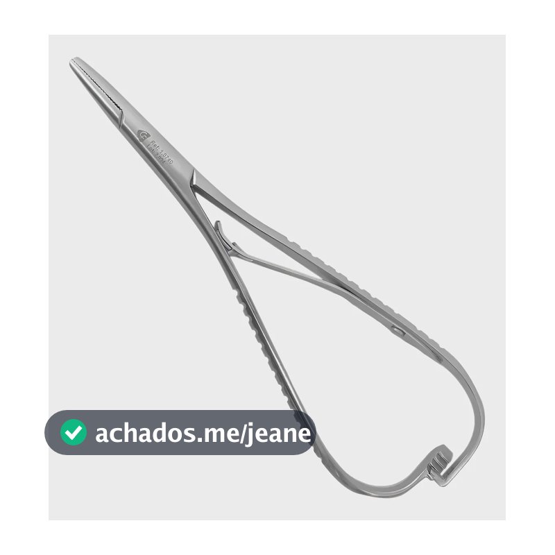 Porta Agulha Mathie 12cm Cirúrgico Cooperflex Porta Agulha