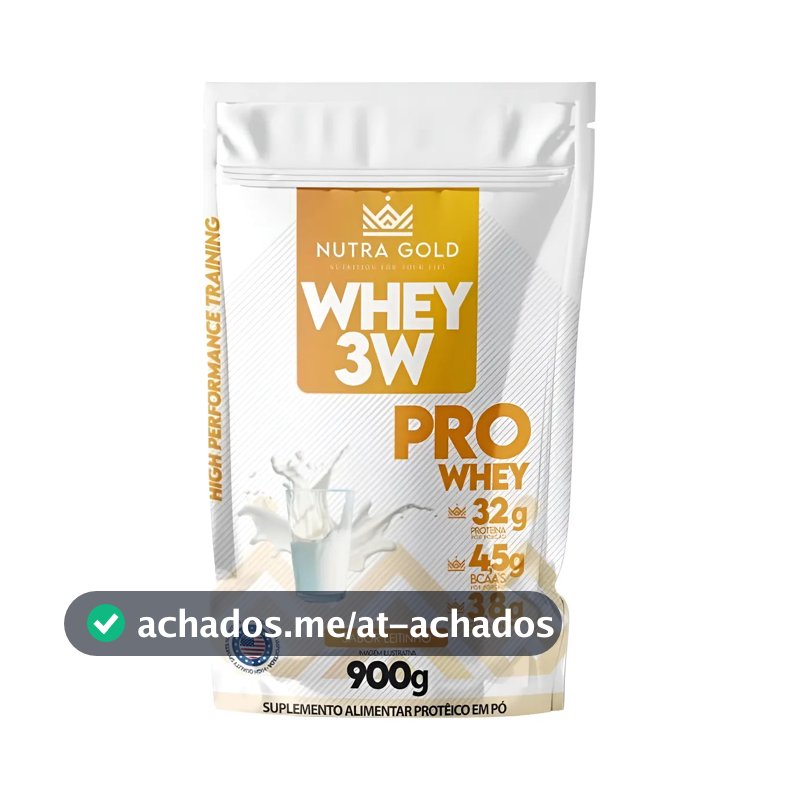 Whey Protein 3w Pro - Nutragold - Sabor Leitinho X 900g