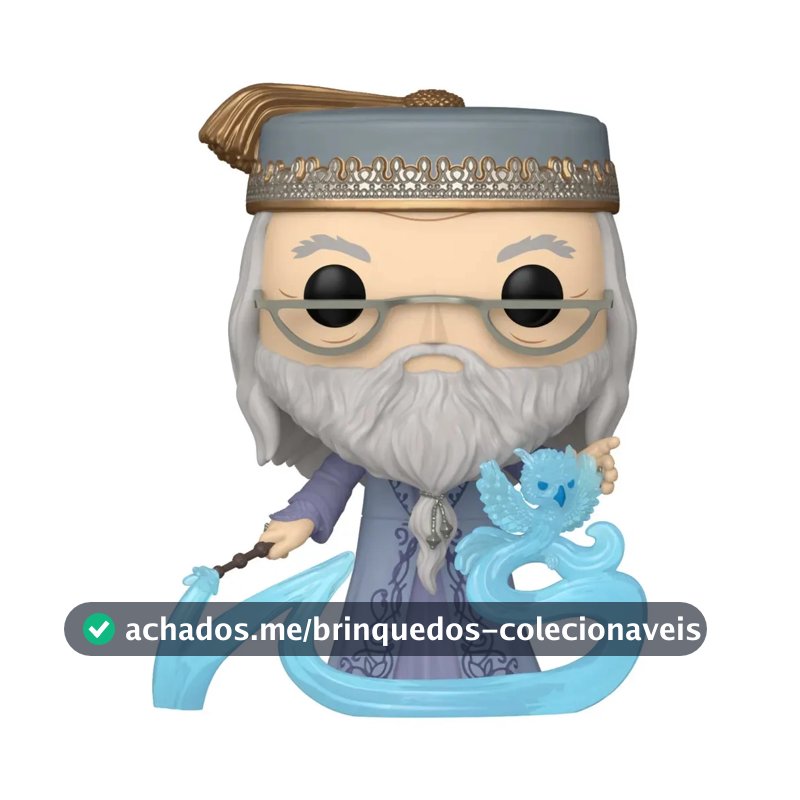 Boneco Funko Pop! Harry Potter - Dumbledore com Patrono