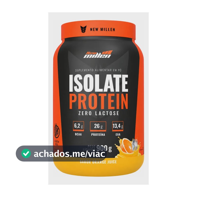 Whey Isolado 900g Suco de Laranja - New Millen