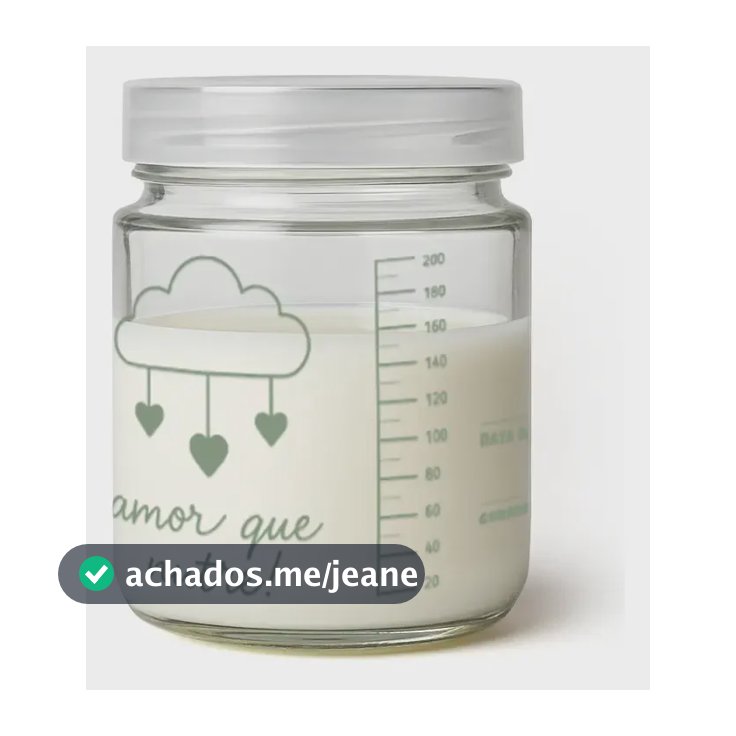 Kit 12 Frascos Guardar Leite Materno - Graduação 200ml Nuvem