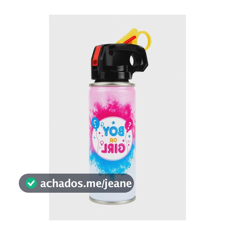 Fumaça Chá Revelação Lata Spray Revelação Surpresa Extintor Rosa Festa Pó Colorido Menino Ou Menina Celebração