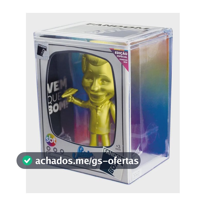 Silvio Santos Dourado Fandom Líder Brinquedos