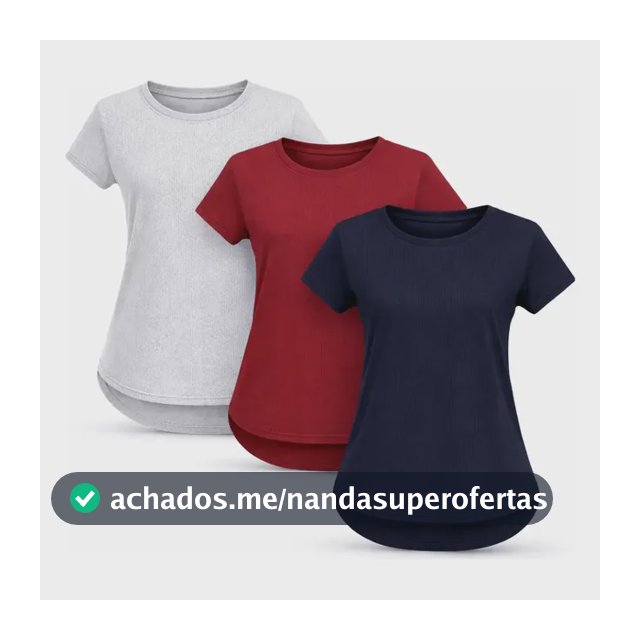 Kit 3 Blusas Femininas Dry Fit Academia Tecido Antissuor