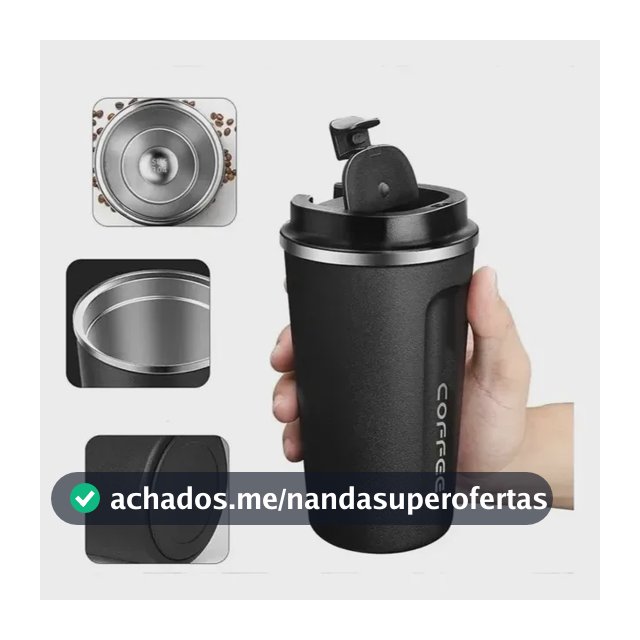 Copo Térmico Inox Café Chá Anti-vazamento Vacuum 500ml