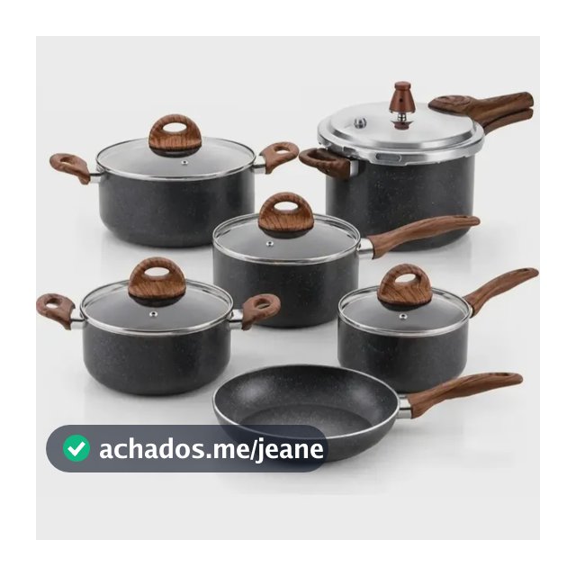 Jogo De Panelas Brinox Antiaderente Ceramic Indução 6 Peças