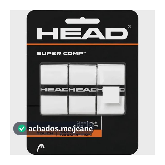 Overgrip Head Super Comp - Preto Ou Branco