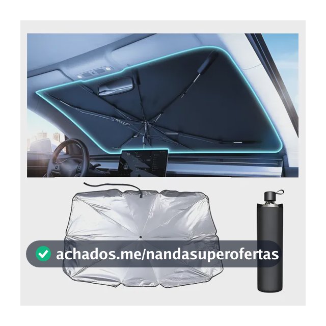 Quebra Sol Para Brisa Carro Protetor Solar Quebra Sol
