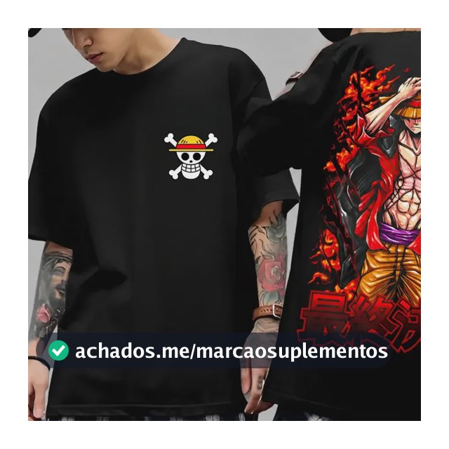 Camiseta Luffy One Piece Rei Dos Piratas Gear 5 Camisa Anime