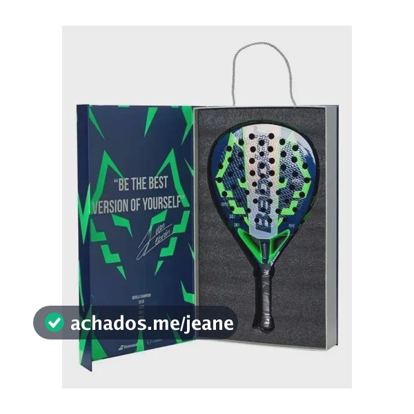 Raquete De Padel Babolat Viper 2026 Azul - Juan Lebron Verde