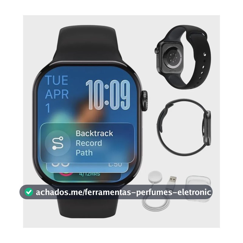 Relógio Smartwatch S11 Séries 11 Microwear Chatgpt Nfc Gps Lançamento 2026 preto