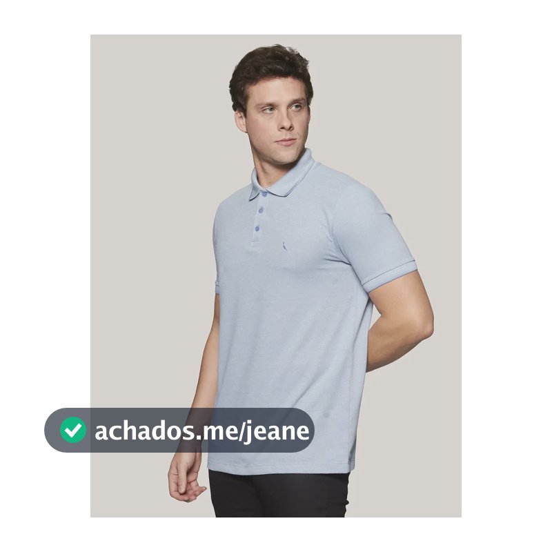 Camisa Polo Piquet Denali Friso Reserva Azul Dry Liso M