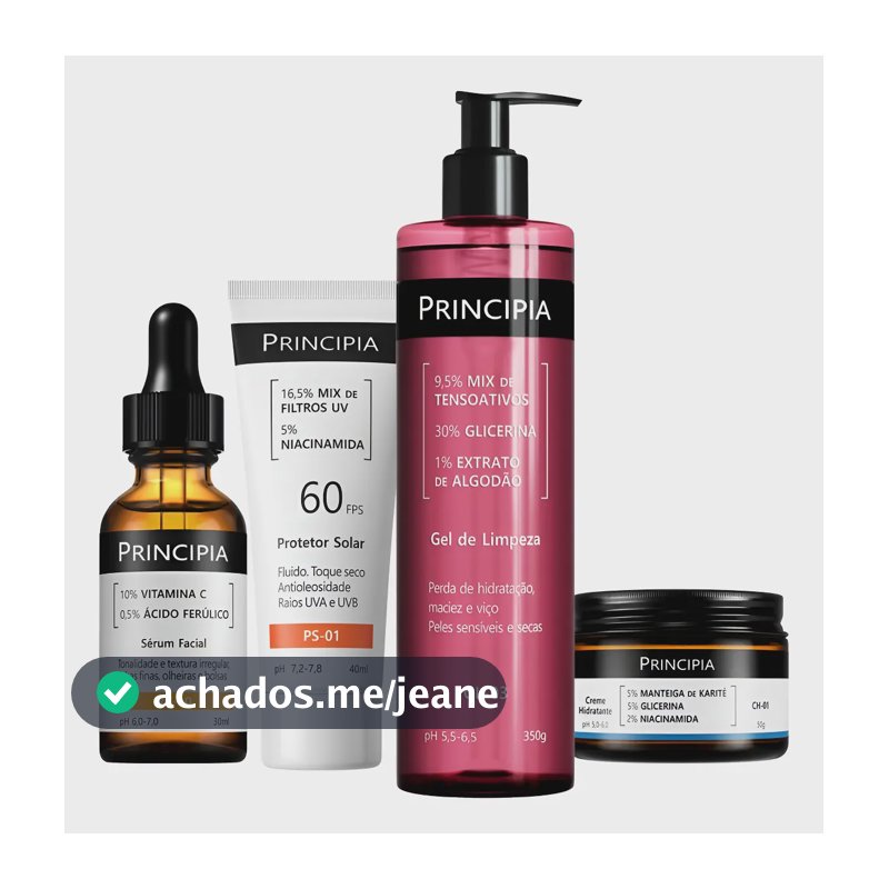 Principia Kit Essencial Gl-03 + Ch + Vc + Ps