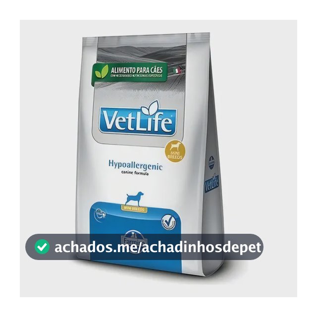 Vet Life Natural Canine Hypoallergenic para cão adulto de raça mini 10.1kg