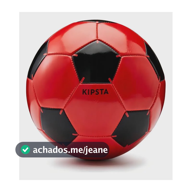 Bola de Futebol Kipsta First Kick Tamanho 4, Vermelho