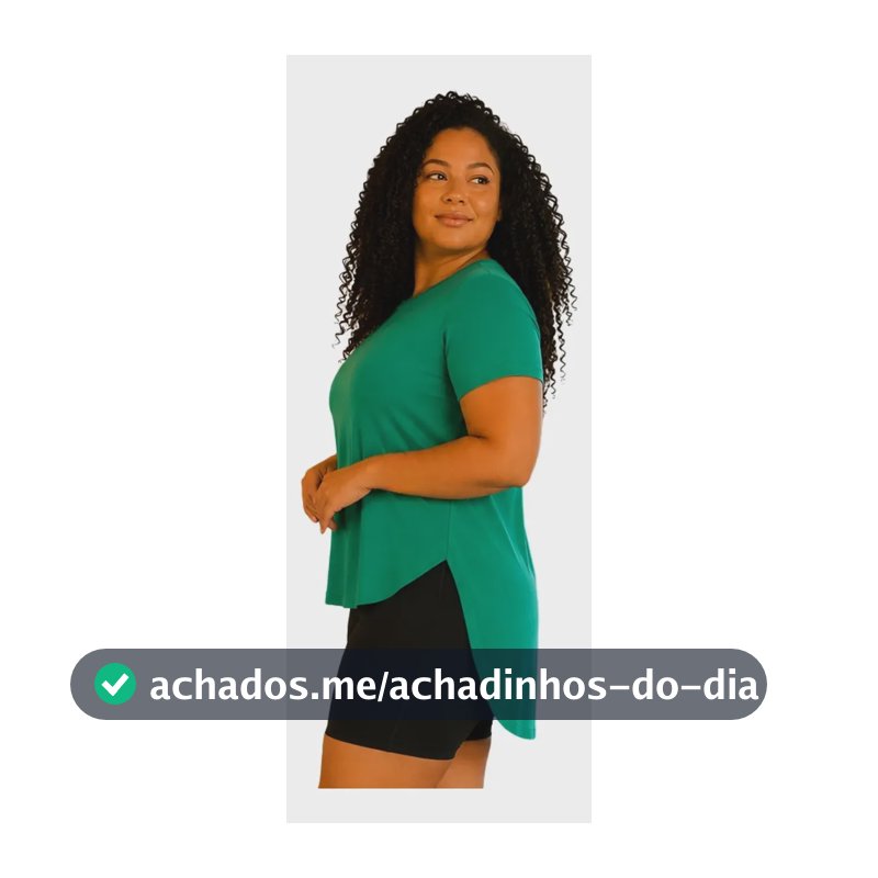 Blusa Mullet Para Treino E Casual 3024.c1 Verde Liso 46/g2