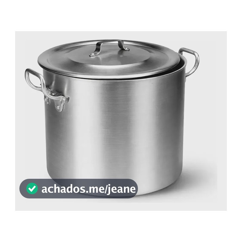 Caldeirão Industrial Alumínio Grande Alumix 30cm 18 Litros Feijoadas, Sopas. Doces