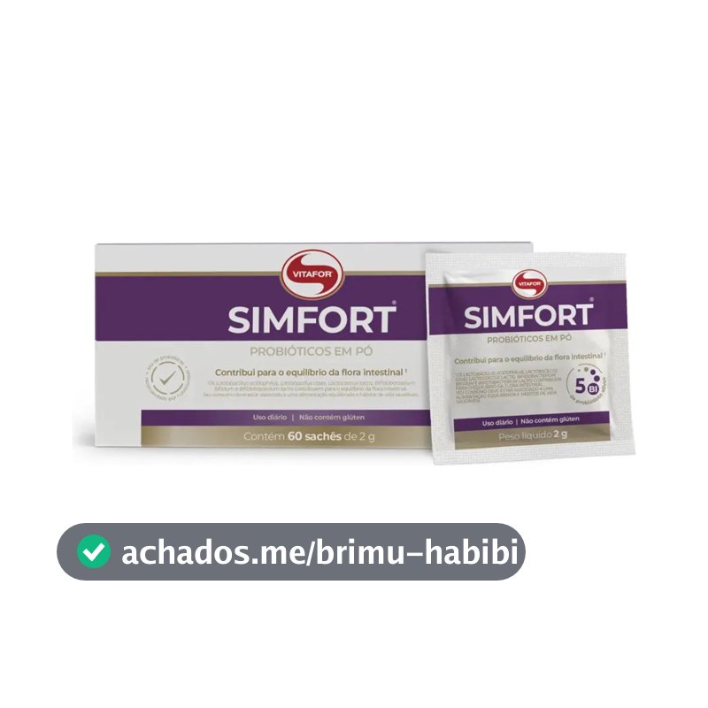Simfort 60 Sachês (2g) Vitafor