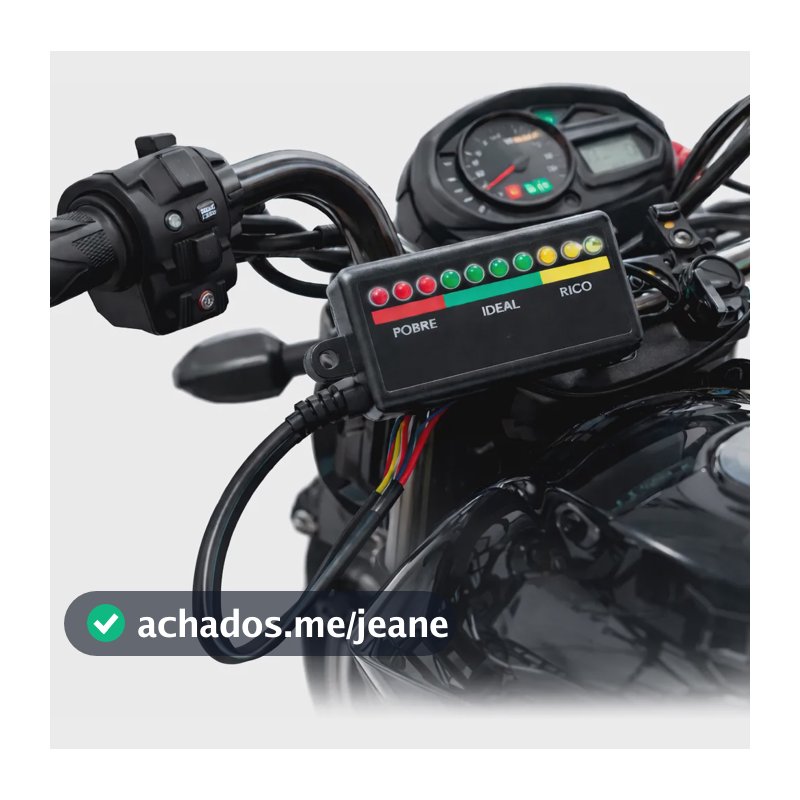 Hallmeter Digital Relação Ar Combustivel Moto/carro Athlon