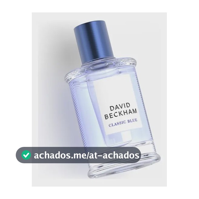 Perfume David Beckham Classic Blue Eau De Toilette Masculino 50ml