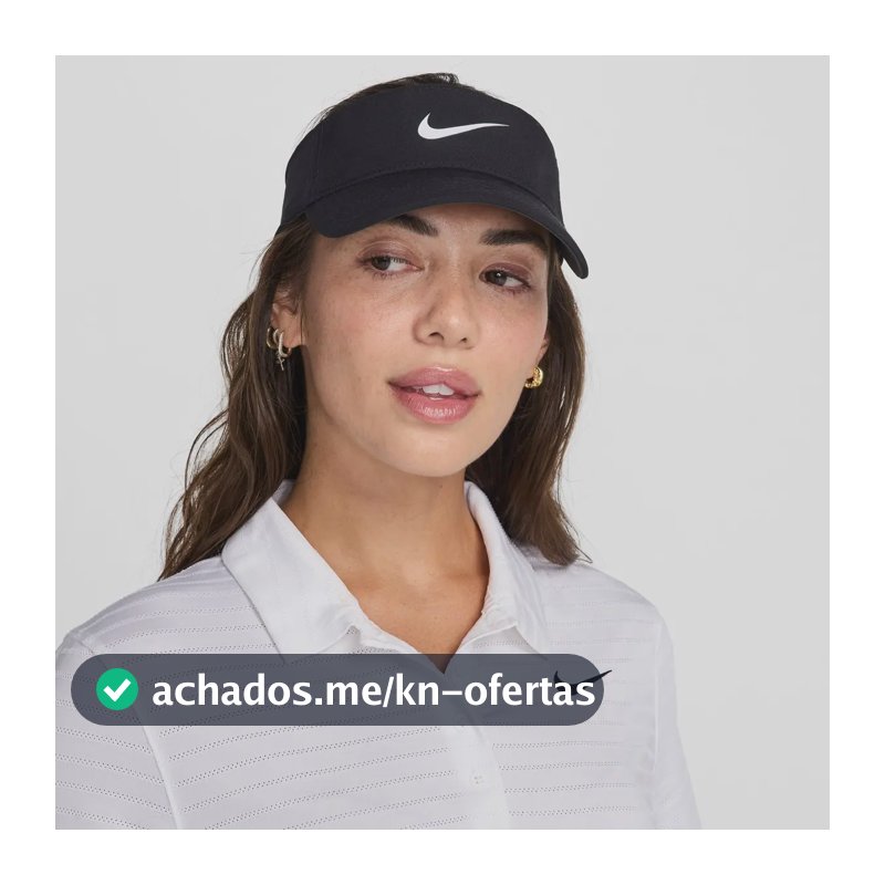 Viseira Nike Dri-fit Ace Visor Cor Preto/branco Tamanho M/g