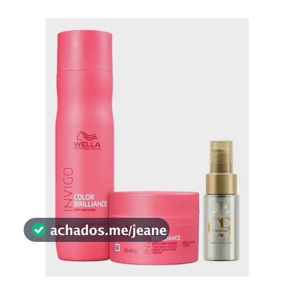 Wella Color Brilliance Sha +mascara +oil Light (peq)