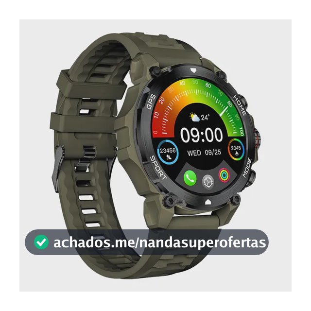 Relogio Smartwatch Basike W88 Pro Max Esportivo 47mm Tela Amoled Gps Integrado Autonomo Nfc Controle De Acesso Chamadas Bluetooth Saude