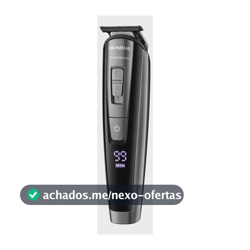 Maquina de Cortar Cabelos/ Aparador de Pelos Praticgroom Mondial