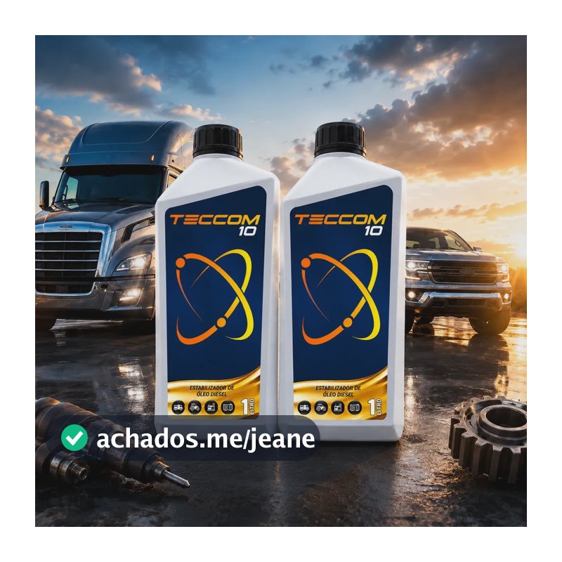 Kit 2 Uni Estabilizador Óleo Diesel Aditivo Teccom 1 Litro