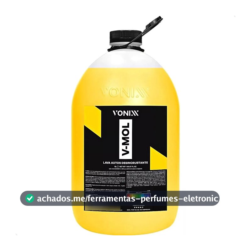 Vonixx V-Mol 5L Desengraxante Automotivo Remove Lama Graxa