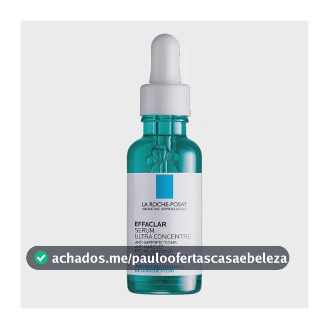 Sérum Ultra Concentrado La Roche Posay Effaclar noite para pele grasa de 30mL 30g 30 màs anos