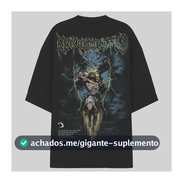 Camiseta Oversized  Berzerk - Resurrected