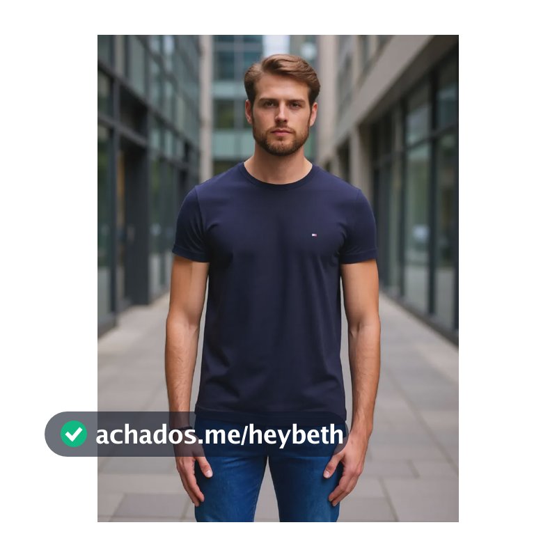 Camiseta Tommy Hilfiger Core Stretch Slim Thmw0mw27539thdw5g Desert Sky_blue Liso G