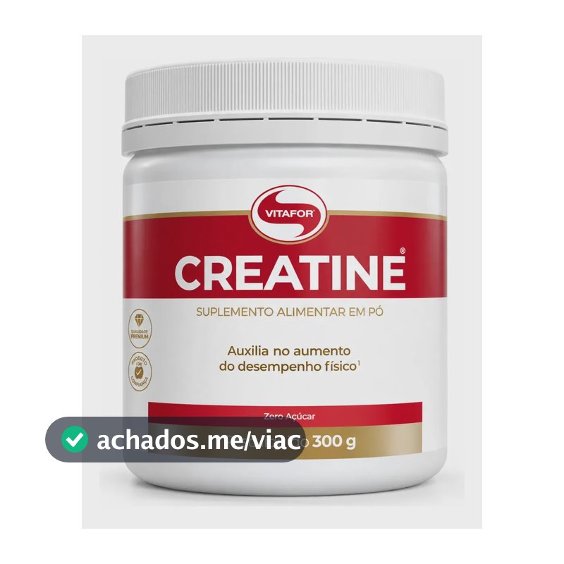Creatina Vitafor em pó Sem sabor x 300g