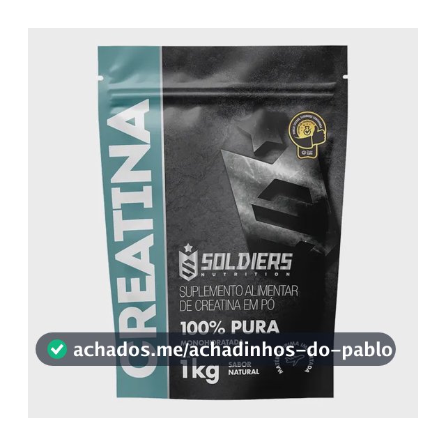 Creatina Soldiers Nutrition em pó Sem sabor x 1kg