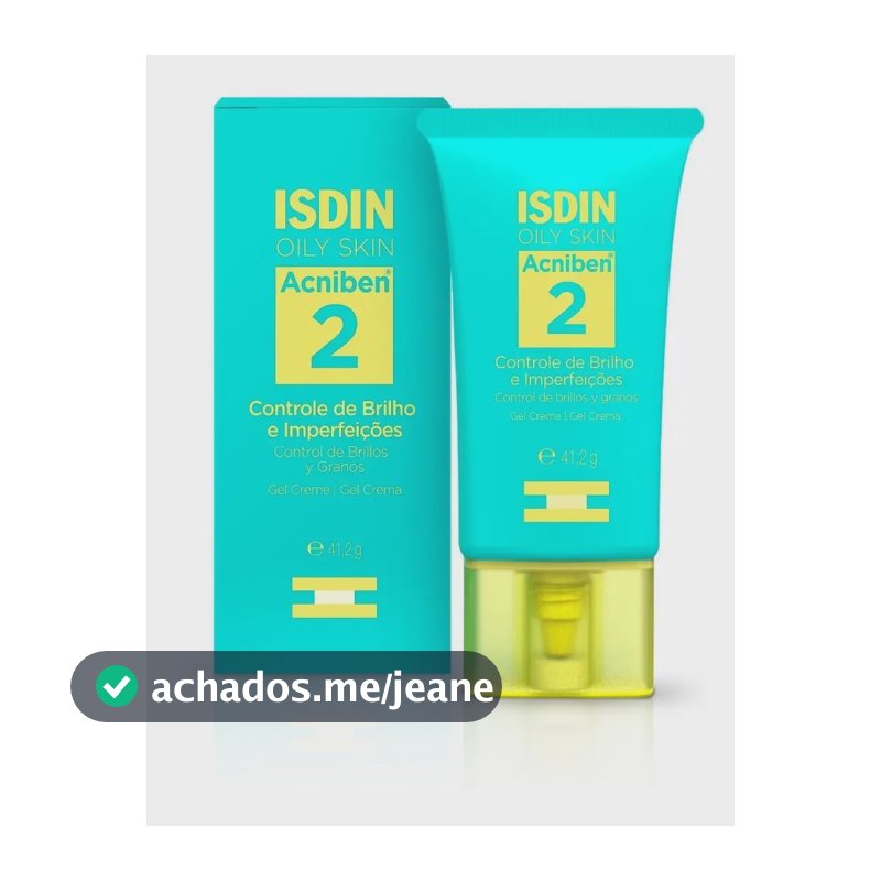 ISDIN Acniben Gel Creme Hidratante Facial Controle de Brilho e Imperfeições - 41,2g