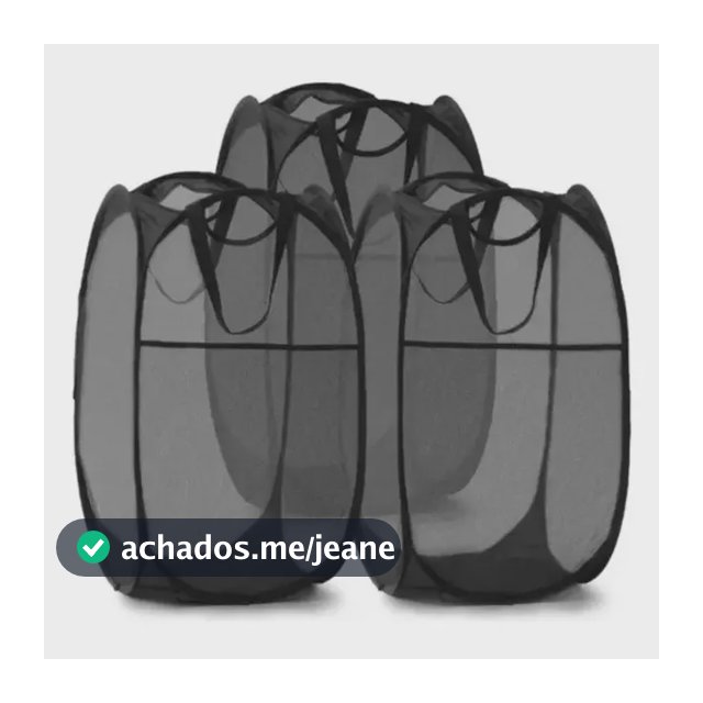 Cesto De Roupa Multiuso Preto Organizador De Ambientes Dobrável Desmontável Nylon Com Alças Flexível Lavanderia Quarto Banheiro Brinquedos Toalhas Super Brasileirinho