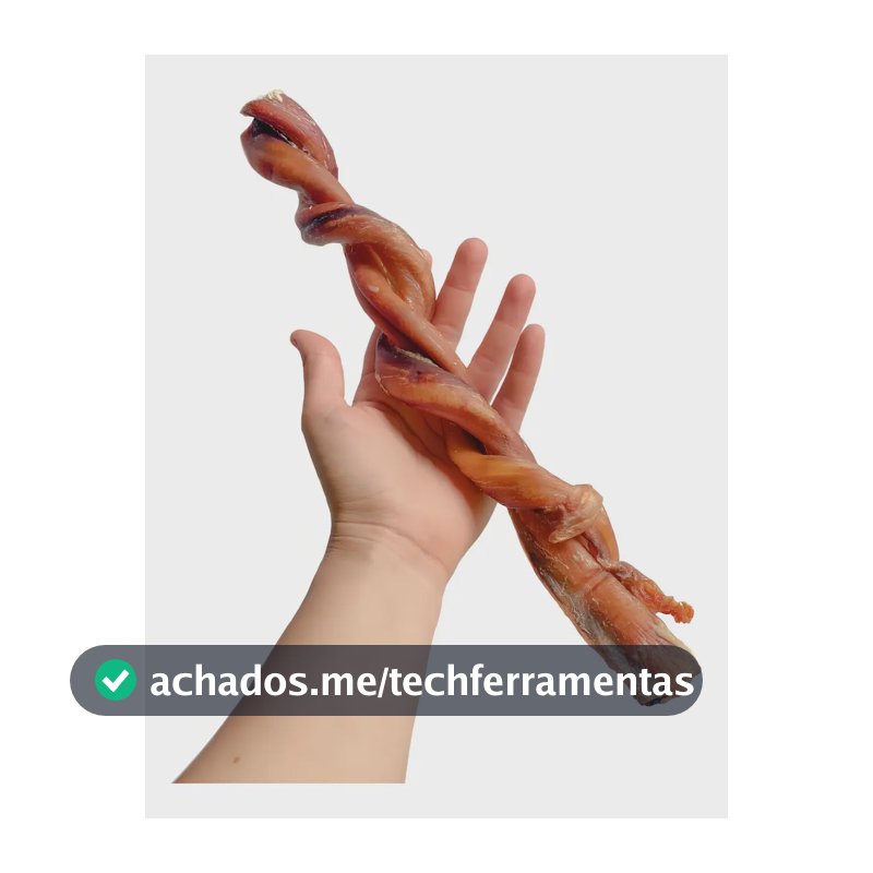 Mordedor Natural Para Cães Vergalho Bovino Luv Inteiro 1un