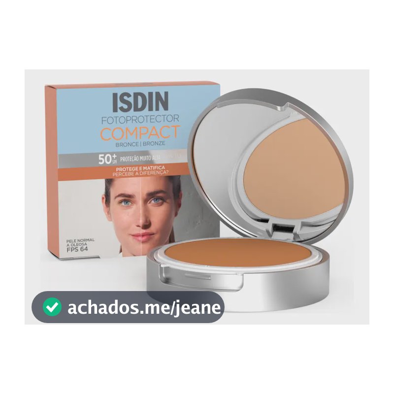 ISDIN Protetor Solar Compacto Bronze FPS 50 - 10g